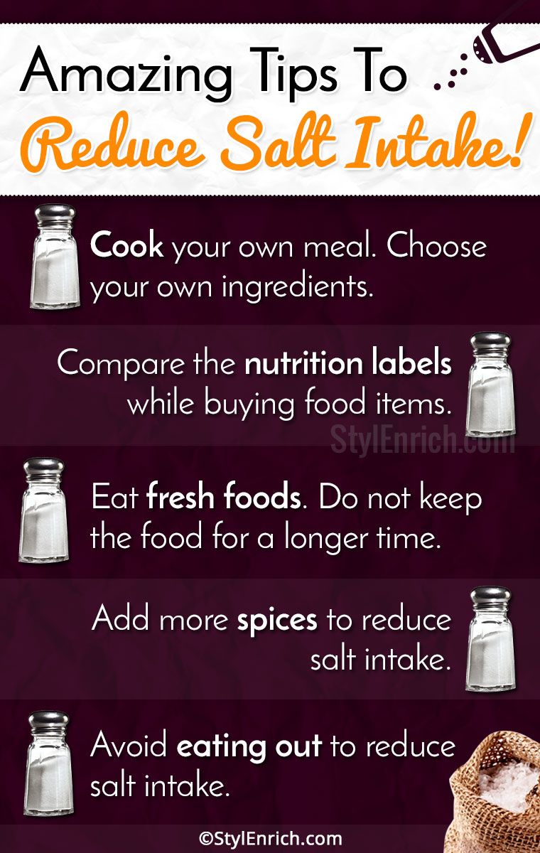 Tips to reduce salt in your diet